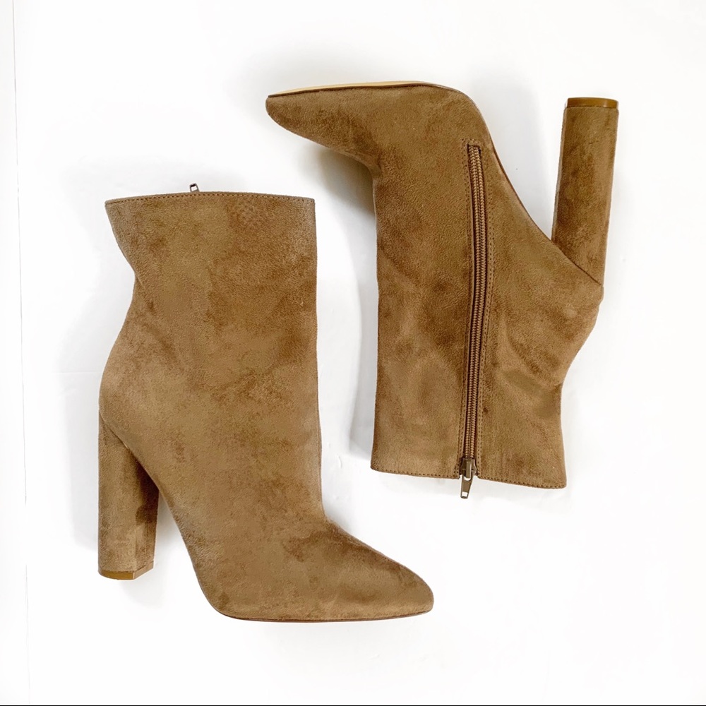 Faux Suede Booties